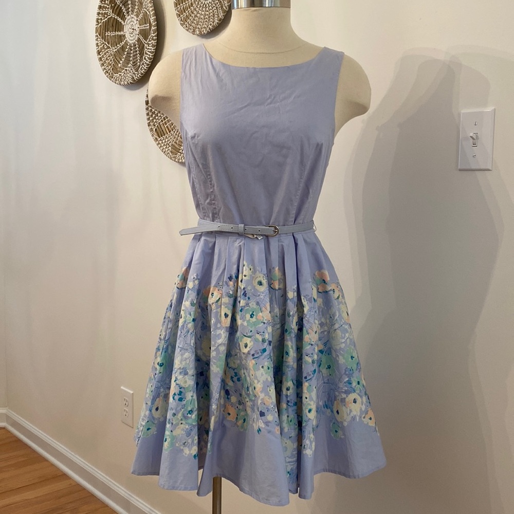Lauren Conrad Bloomfest Print Fit and Flare Dress